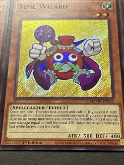 3x Time Wizard | MZMU-EN060 | Secret Rare | CHIBI HOLO BLEED! | NM | YuGiOh! - Image 4