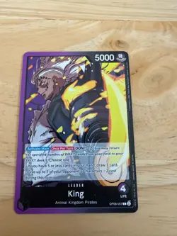 One Piece TCG: Two Legends, Leader Card (OP08-057) King - Image 1