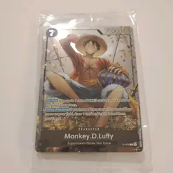 One Piece CCG Monkey D Luffy P-075 Tin Pack Set Vol. 2 Promo Sealed - Image 1