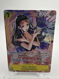 Nico Robin EB03-055 SR Alt Art Heroines Edition ENGLISH One Piece 🔥 - Image 1