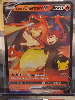 Lance's Charizard V SWSH133 SWSH: Sword & Shield Promo Cards Holo - Image 1