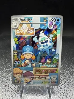 Pokemon TCG Vanillish Paradox Rift 190/182 Full Art Illustration Rare Card C159 - Image 1