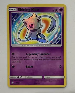 Pokemon Shining Mew 40/73 Shiny Holo Rare Pokemon Card Shining Legends NM - Image 1