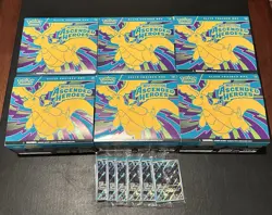 (6) Ascending Heroes Pokemon ETB (Opened) + 6 Sealed N’s Zekrom Promo Cards Lot! - Image 5
