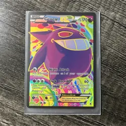Gengar EX Ultra Rare Full Art Holo 114/119 XY Phantom Forces Pokemon TCG Card - Image 1