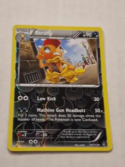 Scrafty #67/111 XY Furious Fists Uncommon 2014 Pokemon TCG Card - Image 3