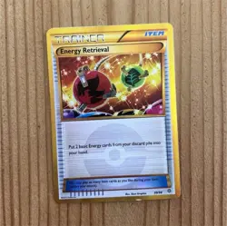 Pokemon Energy Retrieval 99/98 XY Ancient Origins Secret Rare Foil Trainer Card - Image 1