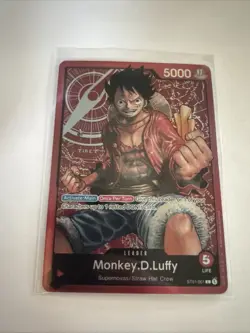 Monkey.D.Luffy ST01-001 - One Piece Card Game Starter Deck 1 Straw Hat Crew Foil - Image 1