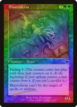 Blastoderm FOIL Nemesis HEAVILY PLD Green Common MAGIC GATHERING CARD ABUGames - Image 1