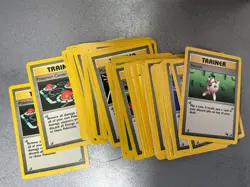 Lot of (50) Assorted Vintage Pokemon Cards w/ Trainer Cards - Image 1