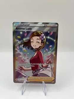 Pokemon Evolving Skies Aroma Lady Full Art Ultra Rare Card 199/203 NM Condition - Image 1