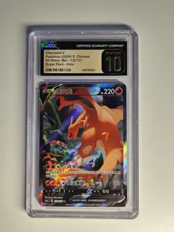 Pokemon Charizard V SR CS5AC-132/127 All-Stars Mei Chinese Card CGC Pristine 10 - Image 1