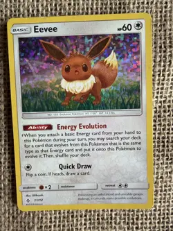 Eevee - 11/12 011/012 McDonald's Promos 2018 NM- Pokemon Card TCG - Image 1