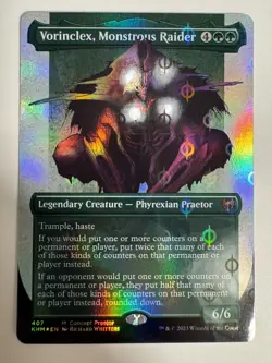 Vorinclex, Monstrous Raider (Concept Praetor) (Step-and-Compleat FOIL) #407 NM - Image 1