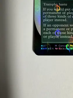 Vorinclex, Monstrous Raider (Concept Praetor) (Step-and-Compleat FOIL) #407 NM - Image 4