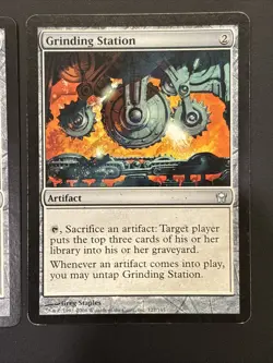 2x Grinding Station Fifth Dawn MTG Magic UP /LP - Image 3