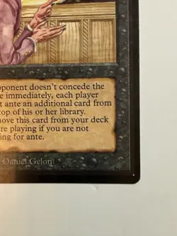 Magic: The Gathering - MTG - Demonic Attorney - Beta - Rare - English - LP - Image 4