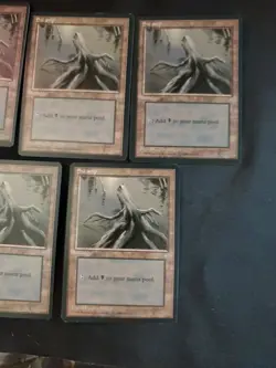 5x Basic Land #355 - SAME ART - Swamp - Ice Age - MP-NM - Magic MTG FTG - Image 4