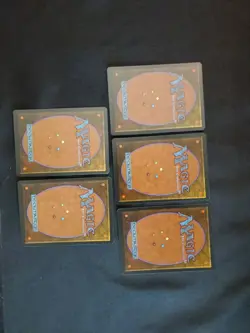 5x Basic Land #355 - SAME ART - Swamp - Ice Age - MP-NM - Magic MTG FTG - Image 5