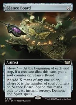 MTG Seance Board Extended Art ** Duskmourn: House of Horror Commander ** English - Image 1