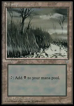 Swamp 354 Ice Age Moderate Play MTG Magic DNA GAMES - Image 1