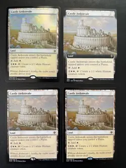 MTG- Castle Ardenvale x4 - Throne of Eldraine (One is FOIL) - Image 1
