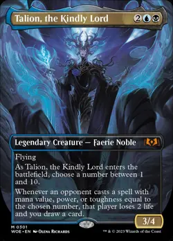 MTG Talion, the Kindly Lord Borderless ** Wilds of Eldraine ** English - Image 1