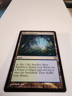 MTG NM Misty Rainforest Zendikar Regular. Clean. - Image 3