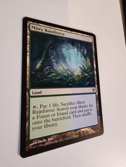 MTG NM Misty Rainforest Zendikar Regular. Clean. - Image 4