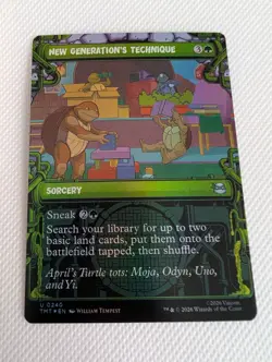 MTG Teenage Mutant Ninja Turtles - New Generation's Technique - NM (Near Mint) - Image 1