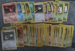 Lot of 67 Vintage Pokemon WOTC Cards: Base Set, Team Rocket, Fossil, Jungle - Image 1