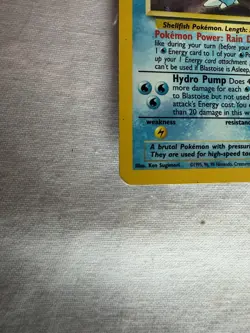 Pokemon TCG Blastoise Holo Unlimited Rare Card 2/130 Base Set 2 - Image 2