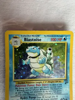 Pokemon TCG Blastoise Holo Unlimited Rare Card 2/130 Base Set 2 - Image 3