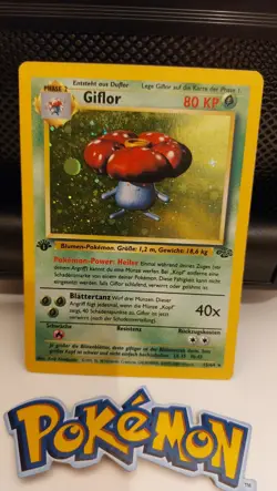 Vileplume 1st Edition - 15/64 German Pokemon Jungle Set 1999 - Holo Vintage - Image 1
