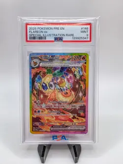 Pokemon 2025 Flareon EX Prismatic Evolutions Sir 146/131 PSA 9 - Image 1