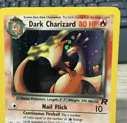 Pokemon 2000 Dark Charizard Holo Team Rocket 4/82 - Image 2