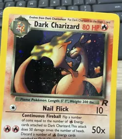 Pokemon 2000 Dark Charizard Holo Team Rocket 4/82 - Image 3