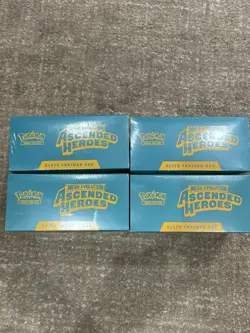 4x Pokemon TCG Ascended Heroes Elite Trainer Box ETB Brand New Sealed In Hand - Image 3