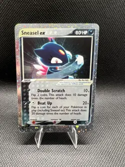 Pokemon TCG Sneasel EX Ruby and Sapphire Holo Ultra Rare Card 103/109 LP/MP - Image 1