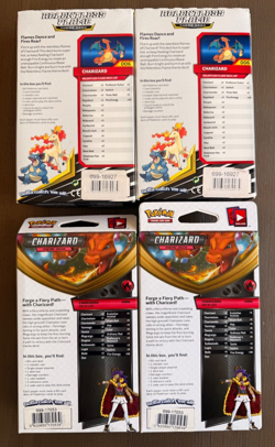 Lot of (4) Pokemon TCG Charizard Theme Decks: (2) Team Up and (2) Vivid Voltage - Image 2