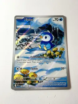 Piplup 098/094 Phantasmal Flames Illustration Rare Holo Pokemon Full Art NM Mint - Image 1