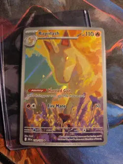 Rapidash - 189/182 - Pokemon Destined Rivals Illustration Rare NM WOW LOOK FAST - Image 1