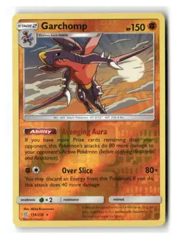 Garchomp 114/236 Holo Rare Unified Minds Pokemon Reverse Holo Near Mint - Image 1