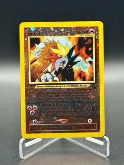 Pokemon TCG Entei Black Star Promo 34 Lightly Played Edge Wear - Image 1