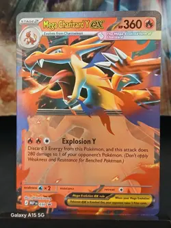 Mega Charizard X & Y EX 029 & 031 Promo Pokemon Cards - Image 4
