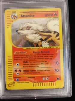 Arcanine Holo H2/H32 Skyridge PSA 9 Mint 9 Pokemon 2003 - Image 2