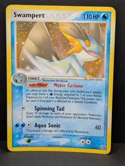 Swampert 11/106 Emerald Holo Ultra Rare Pokemon TCG Nintendo LP - Image 1