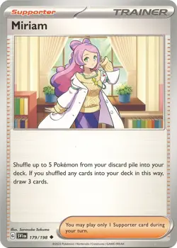 Miriam - 179/198 SVI 179/198 Pokemon SV01: Scarlet & Violet Base Set Uncommon... - Image 1
