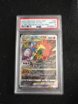 2022 Pokemon SWSH BSP FA/CHARIZARD VSTAR ULTRA-PREMIUM COLLECTION PSA 10 - Image 1