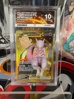 Team Rocket’s Mewtwo Ex 240/182-Pokemon Destined Rivals - ACE 10 - Image 1